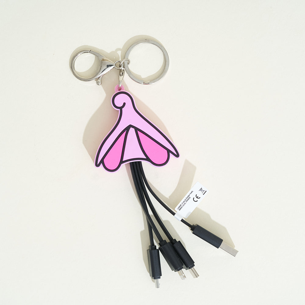 Porte-clefs Sexofun chargeur universel - Clito