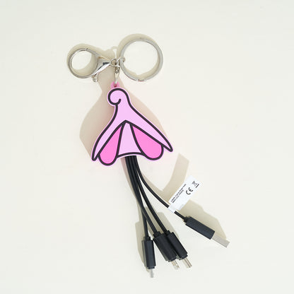 Porte-clefs Sexofun chargeur universel - Clito