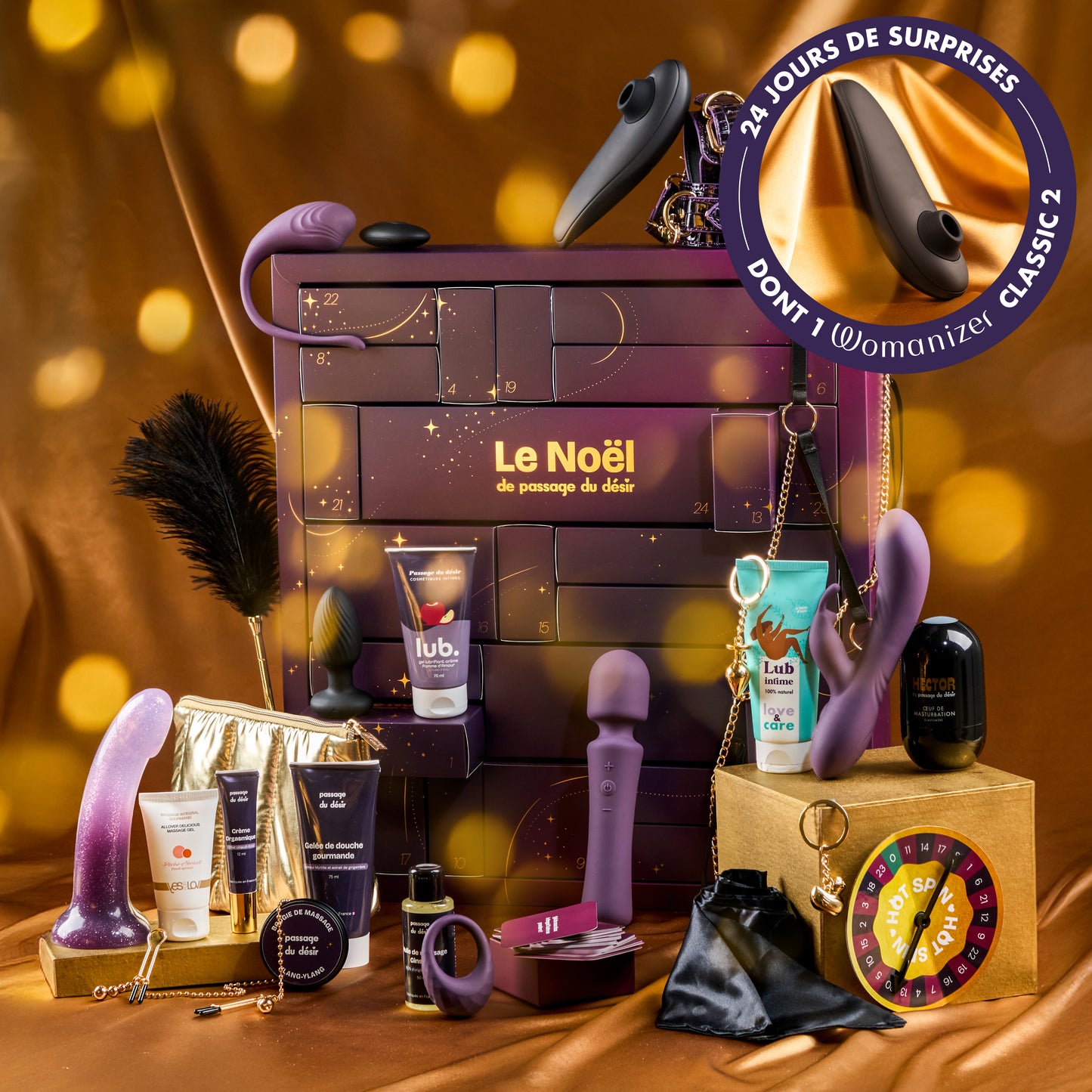 Calendrier de l'Avent Deluxe Womanizer x Passage du Désir