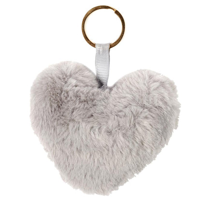 Porte-clés peluche cœur