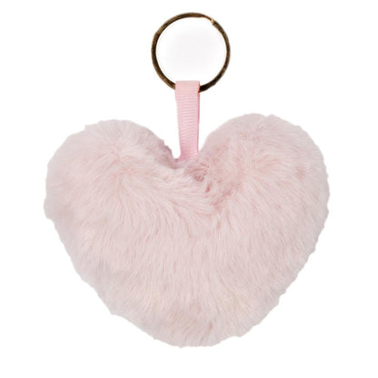 Porte-clés peluche cœur