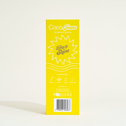 Double stimulateur Coco de Puissante - Jaune