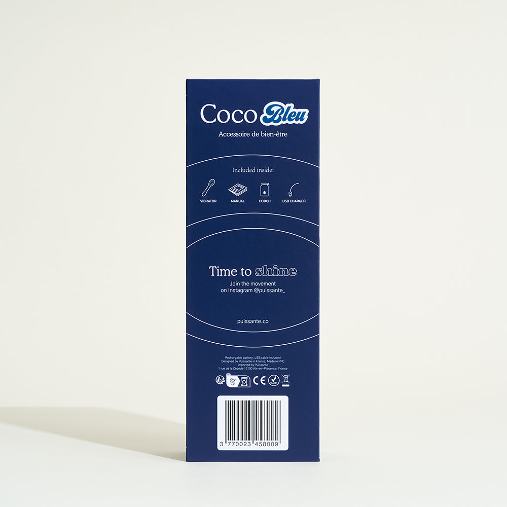 Double stimulateur Coco de Puissante - Bleu