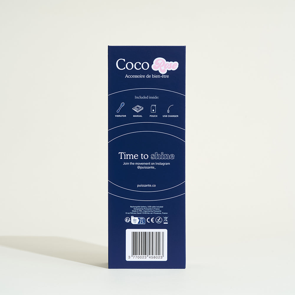 Double stimulateur Coco de Puissante - Rose