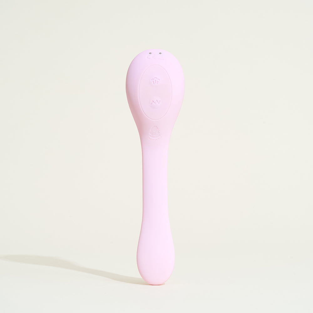 Double stimulateur Coco de Puissante - Rose