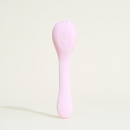 Double stimulateur Coco de Puissante - Rose