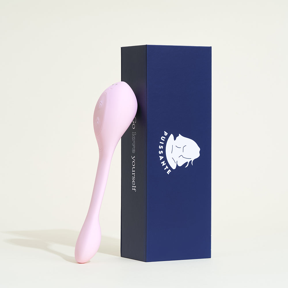 Double stimulateur Coco de Puissante - Rose