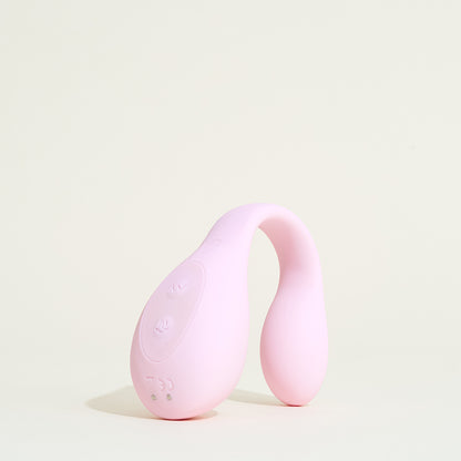 Double stimulateur Coco de Puissante - Rose