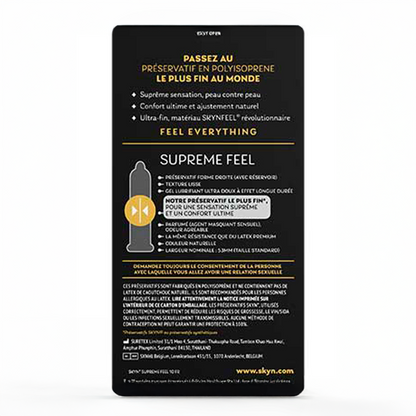 Préservatifs Skyn Supreme Feel