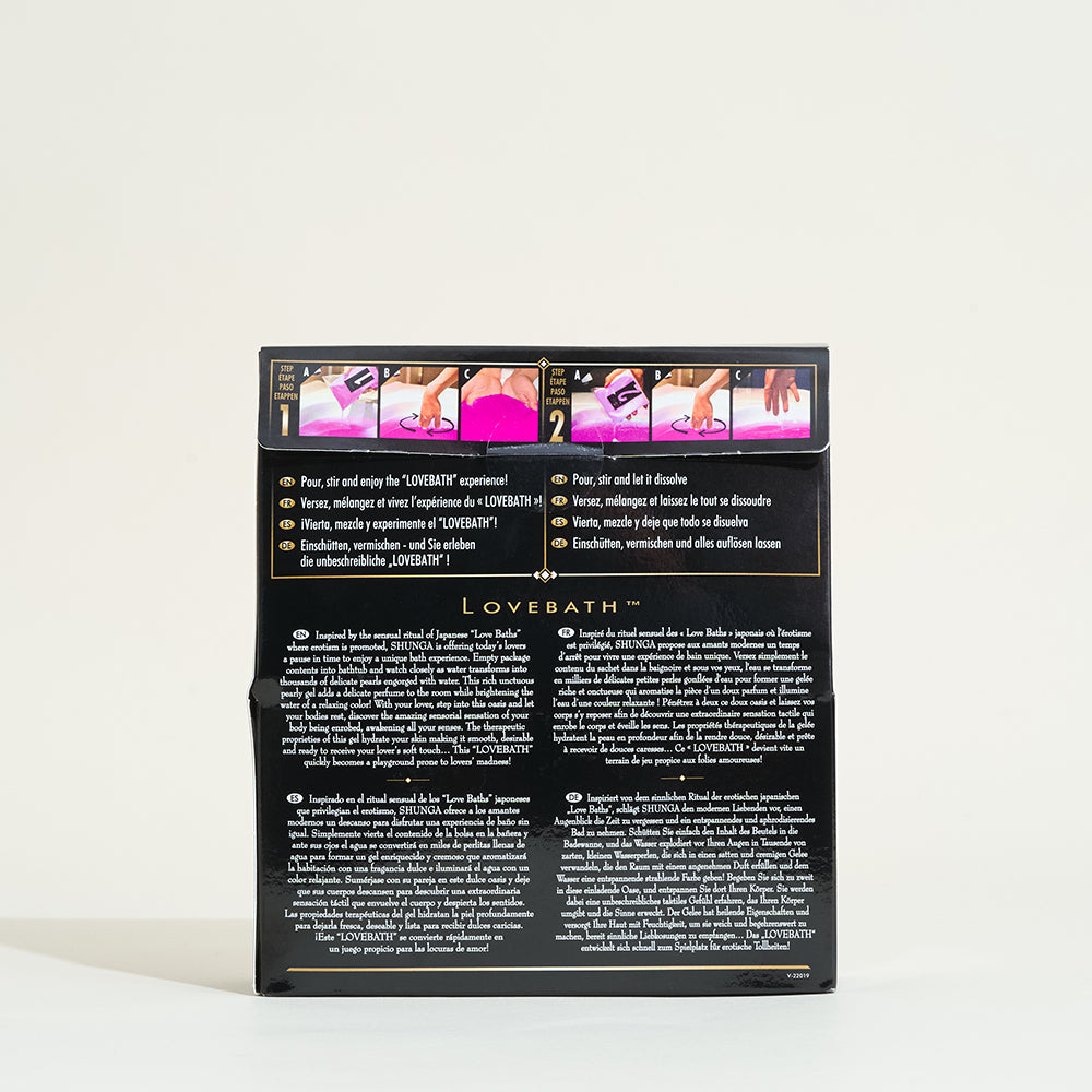 Gel de bain Lovebath Shunga - Fruit du dragon rose