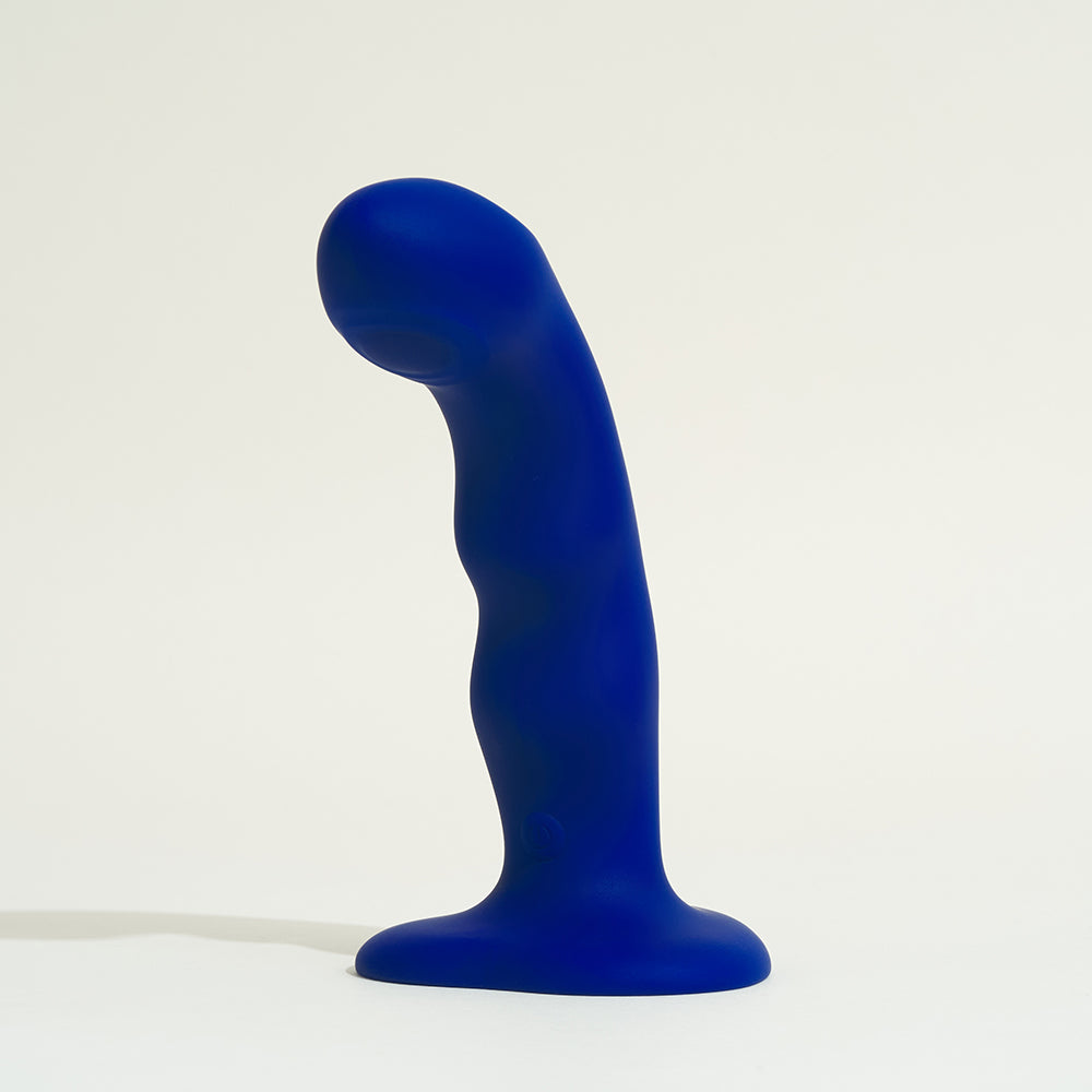Tapping dildo Wave Strap on Me - Bleu