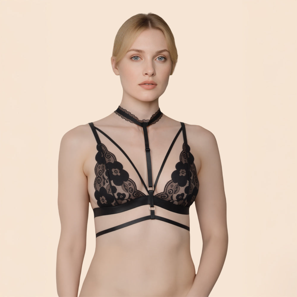 Soutien-gorge harnais Camélia Passage du désir lingerie