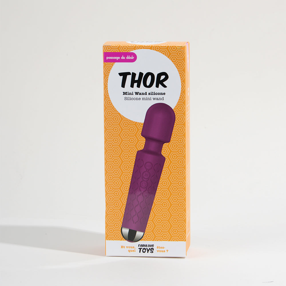 Thor Mini Wand Silicone - Bordeaux