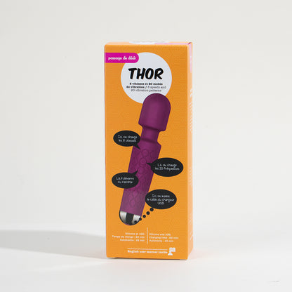 Thor Mini Wand Silicone - Bordeaux