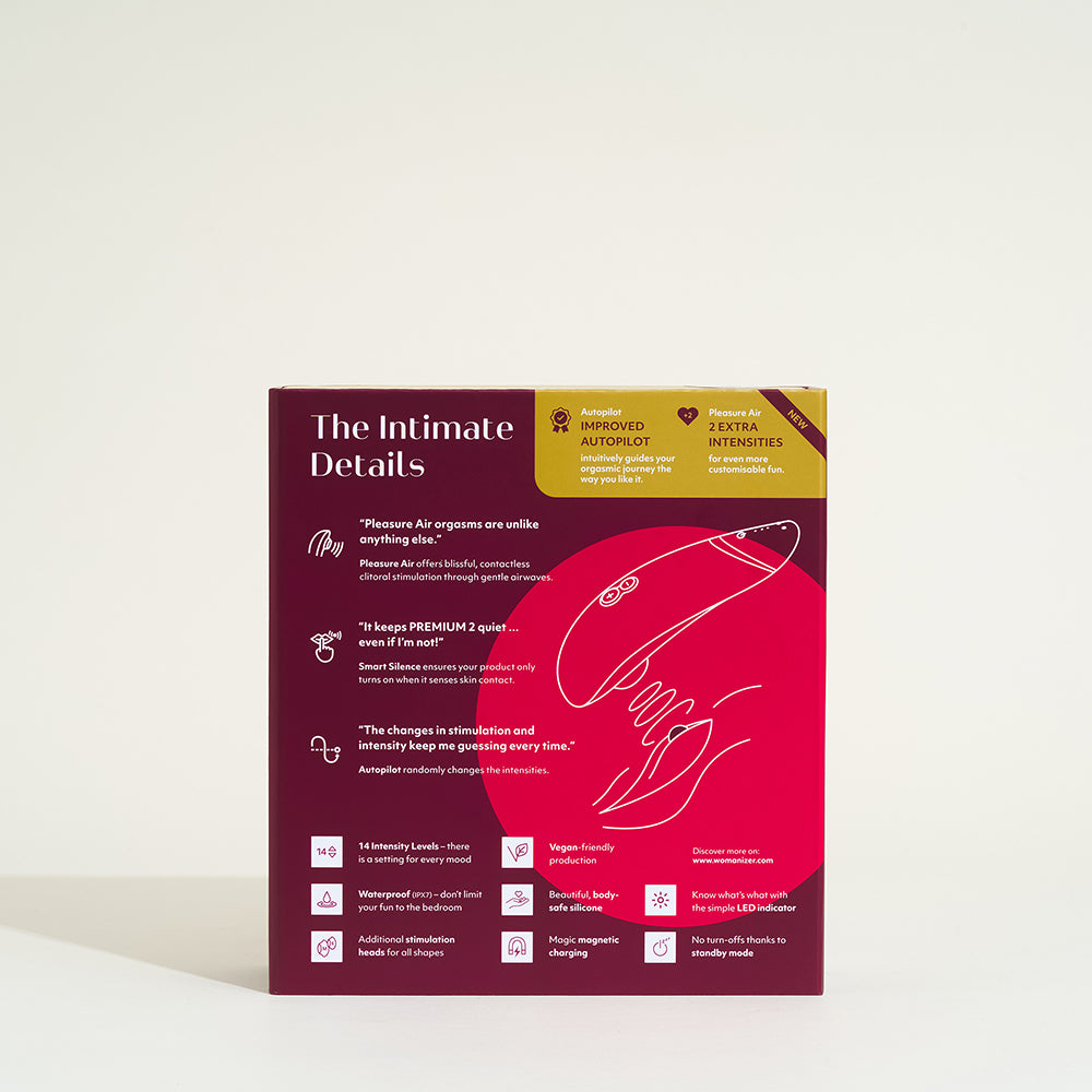 Womanizer Premium 2 - Bordeaux