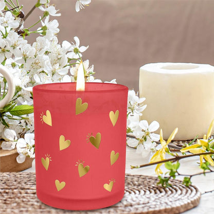 Bougie Rouge Cœurs
