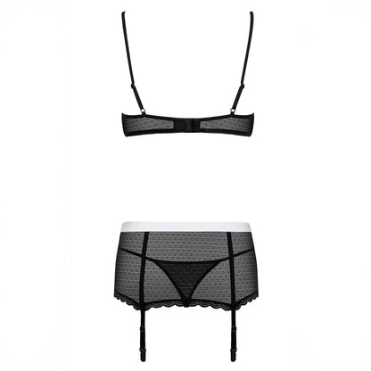 Tenue sexy de soubrette 5 pièces Obsessive - Tenue sexy de soubrette 5 pièces Obsessive