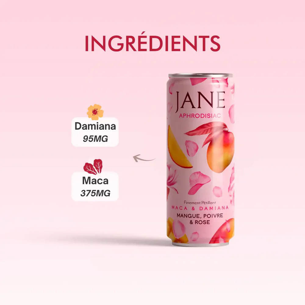 Jane boisson pétillante aphrodisiaque - Mangue