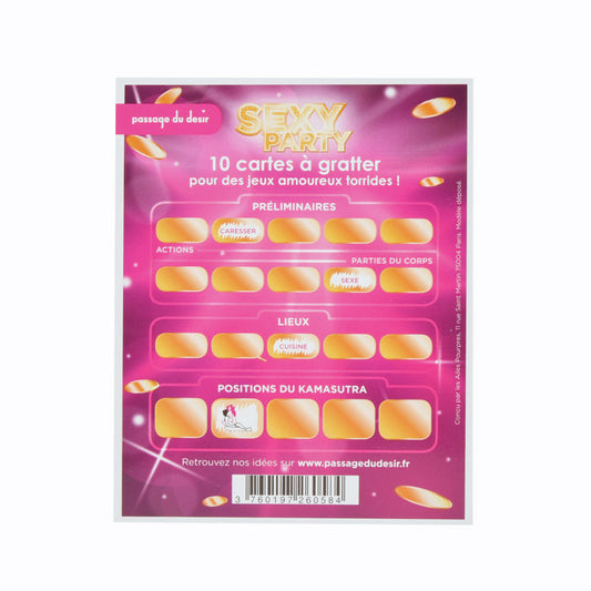 Jeu de grattage Sexy Party Passage du Désir