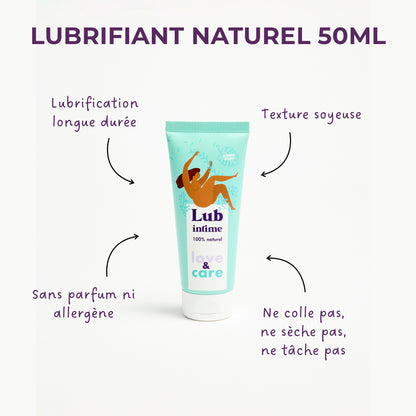 Lubrifiant 100% naturel Love and Care - 50 ml