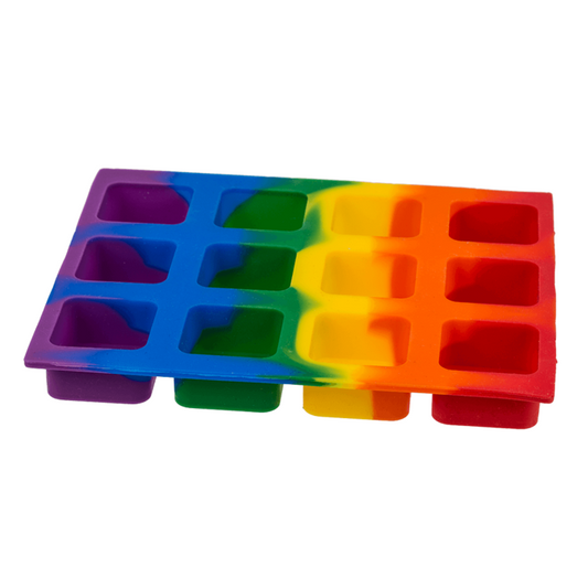 Bac à glaçons silicone arc-en-ciel