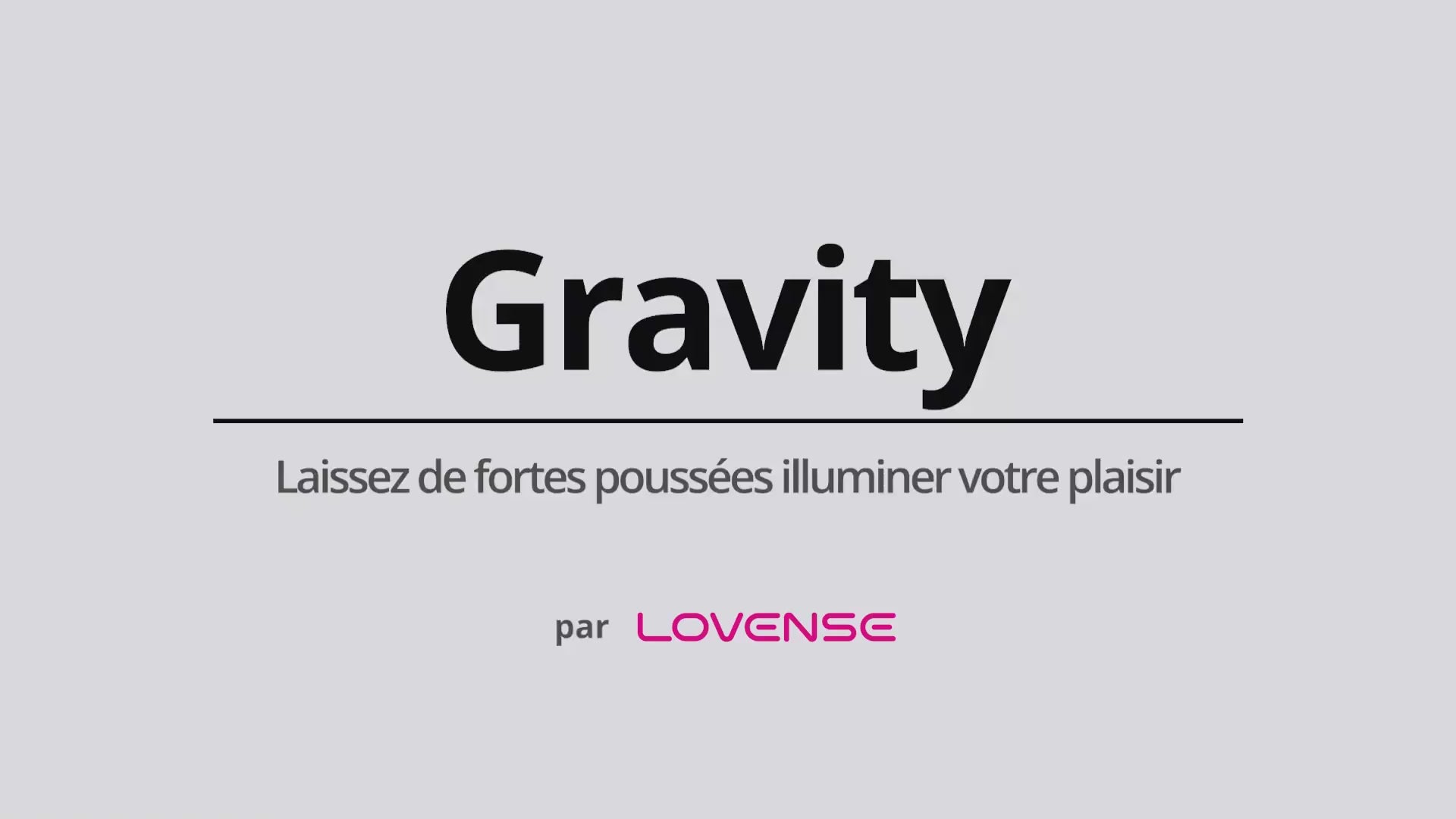 Gravity dildo va-et-vient connecté