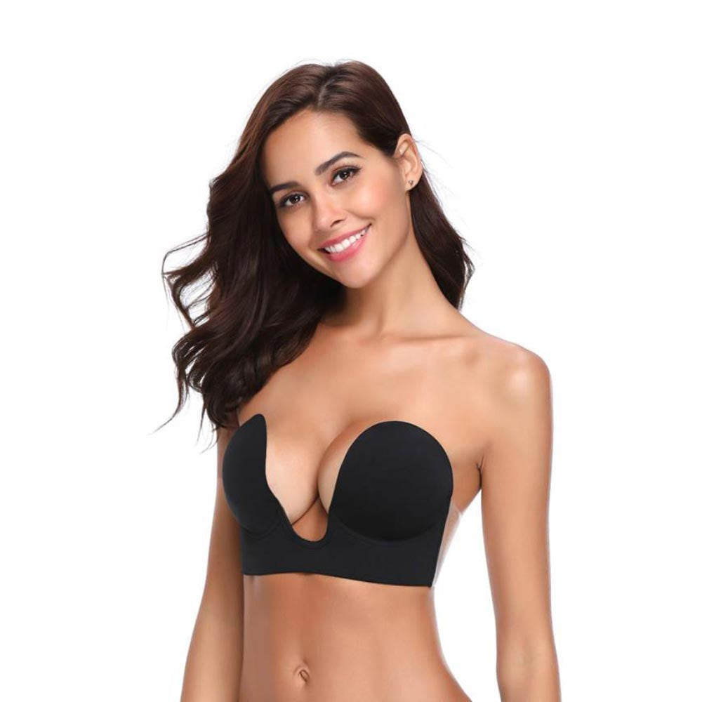 Soutien-gorge invisible push-up - Noir