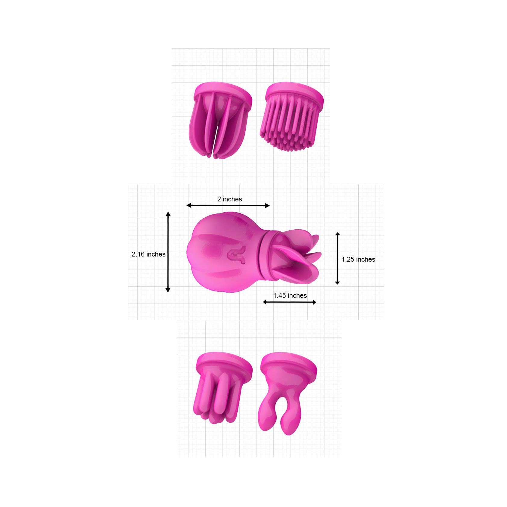 Stimulateur clitoridien Caress - Rose