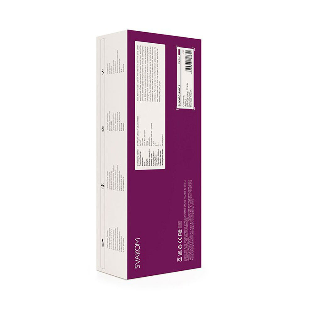 Stimulateur Point G Amy2 Svakom - Violet