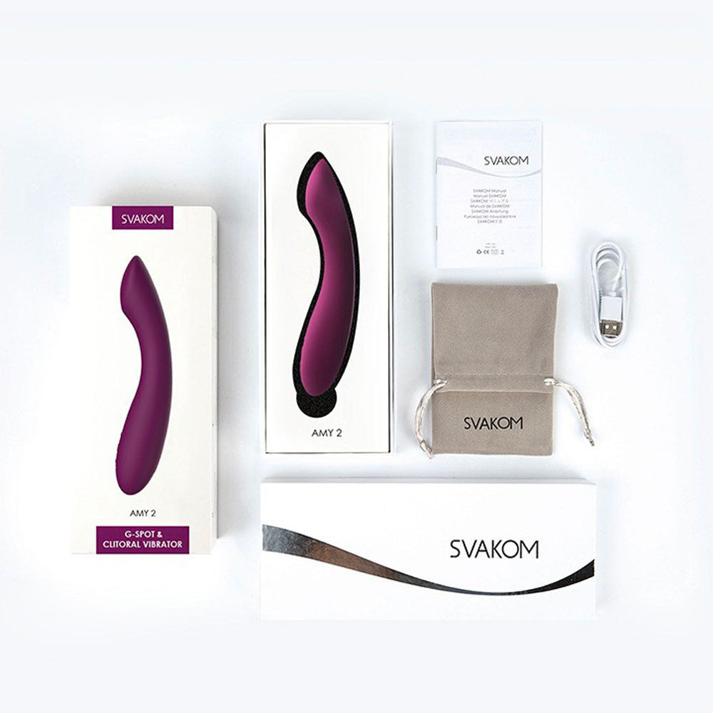 Stimulateur Point G Amy2 Svakom - Violet
