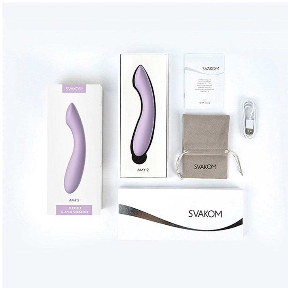 Stimulateur Point G Amy2 Svakom - Lilas