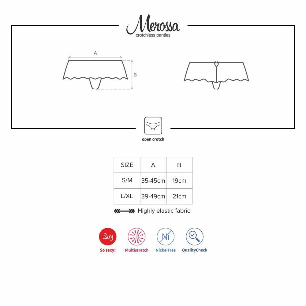 Tanga ouvert Merossa - S/M