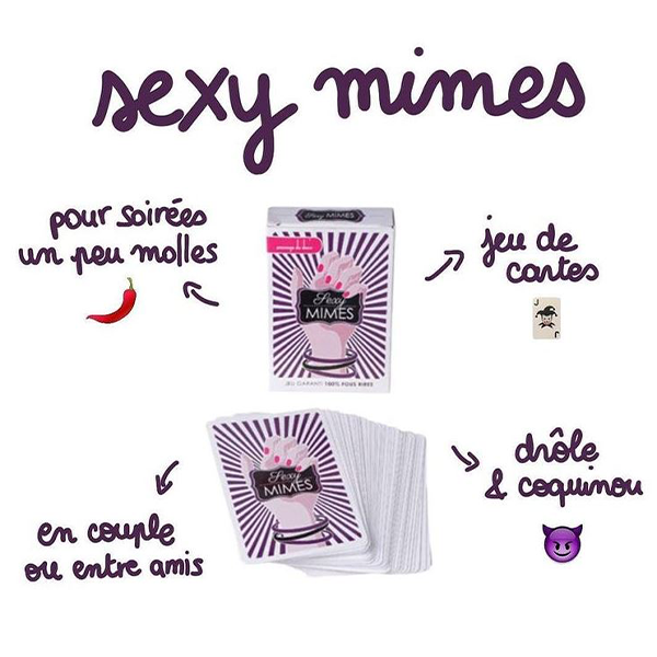 Jeu de cartes Sexy Mimes Passage du... #1